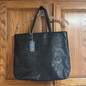 American Leather Co Black Nashville Tote NWT BEAUTIFUL BAG Make me an offer!!